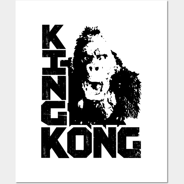 KING KONG '33 - Double text Wall Art by ROBZILLA